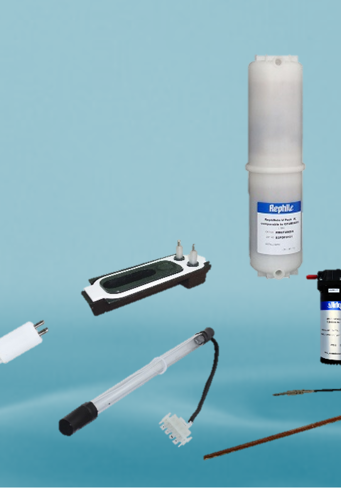 <h1><span style="text-decoration:underline"><strong>Replacement Parts to</strong></span></h1><h1><span style="text-decoration:underline"><strong>Millipore Water Systems</strong></span></h1>
