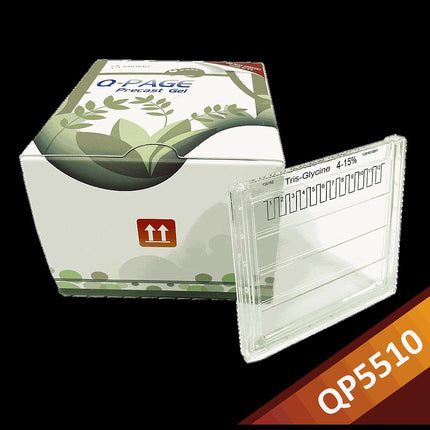 Tris-Glycine Precast Gels, 4-15%,12 well, Fit Invitrogen System (10 Count)