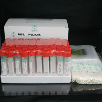 Renji Amies Transport Medium 2ml/10ml, Nasopharyngeal Swabs & Bags (50 Sets)