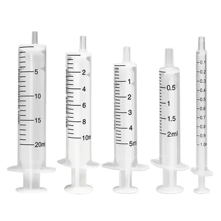 1ml Disposable HPLC Syringe, Luer Slip, Non-Sterile (100/pk)