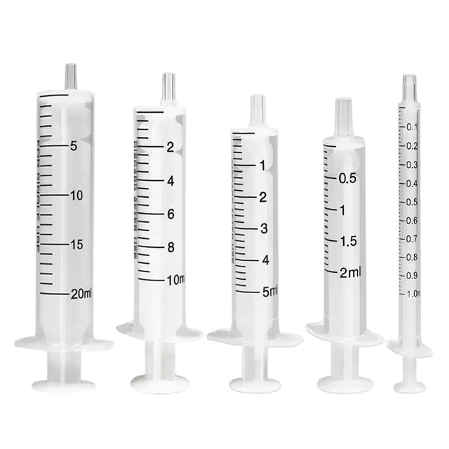 1ml Disposable HPLC Syringe, Luer Slip, Non-Sterile (100/pk)