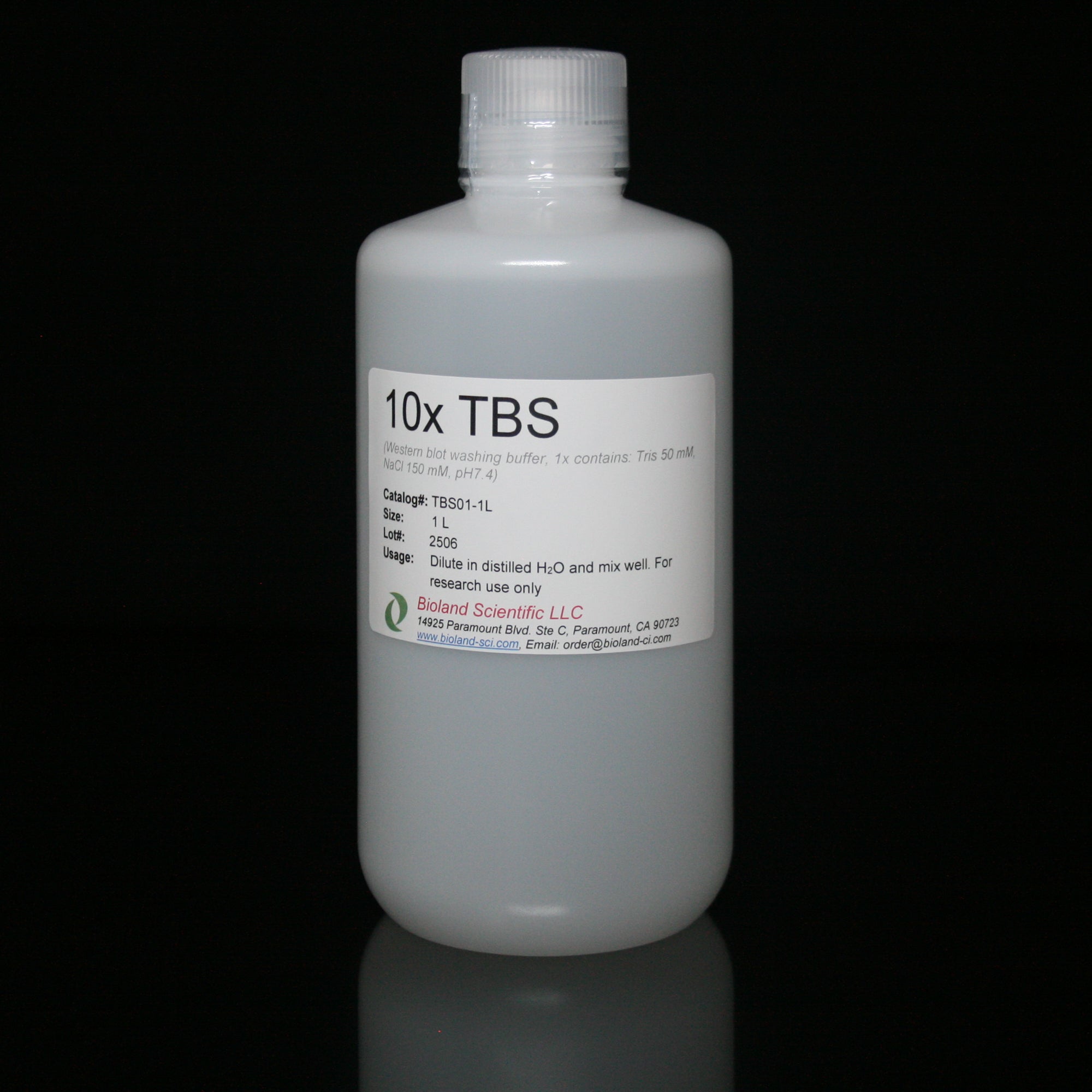 10x TBS Buffer (1 L) Bioland Scientific LLC