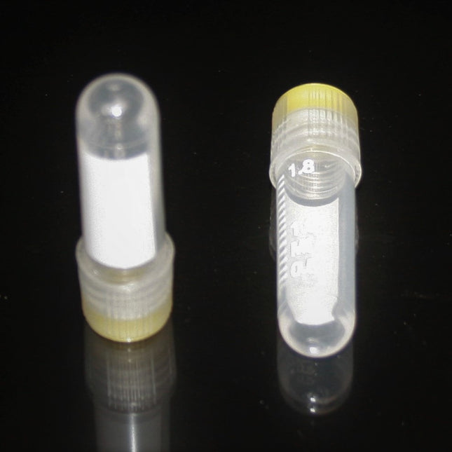 2ml Cryovials, External Thread, Round Bottom (Sterile, 100/pk)