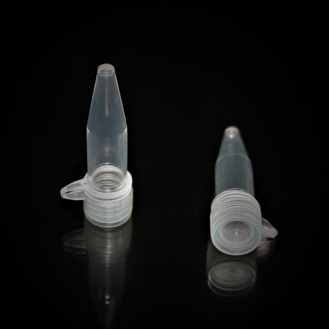 1.5 ml Attached Screw Cap Microcentrifuge Tubes, O-Ring (500 Count)