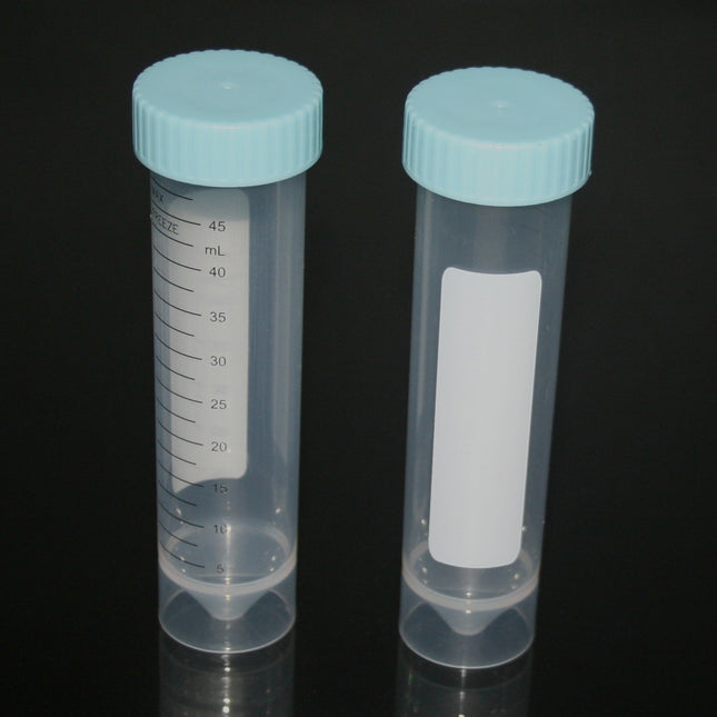 50 ml Self-Standing Conical Tubes, Sterile, w/ Rack, (20 Racks of 25 Count, 500 Total)